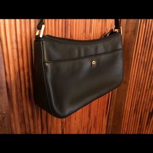 Etienne Aigner Black Leather Purse